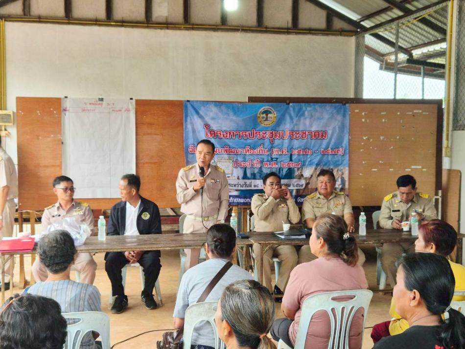 เทศบาลตำบลพอกน้อย จัดทำโครงการประชุมประชาคมจัดทำแผนพัฒนาท้องถิ่น (พ.ศ.2571 -2575) ประจำปี พ.ศ.2569  ณ ศาลาประชาคม บ้านพอกใหญ่ ม.7 ตำบลพอกน้อย อำเภอพรรณานิคม จังหวัดสกลนคร